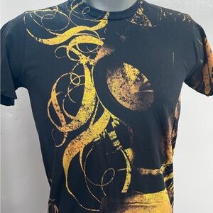 WWE Randy Orton Black and Gold Graphic Men's T-Shirt